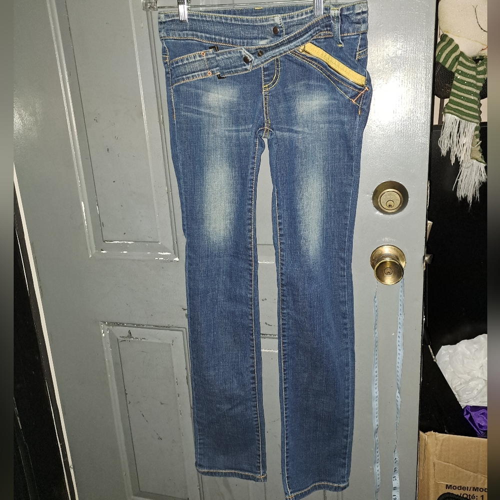 Vintage Y2K BK British Knights Straight Jeans sz 27